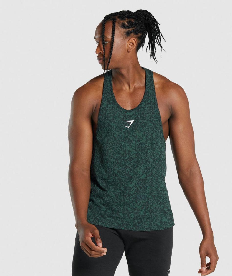 Gymshark Critical 2.0 Muške Stringers Tamno Zelene | HR 2572DFM